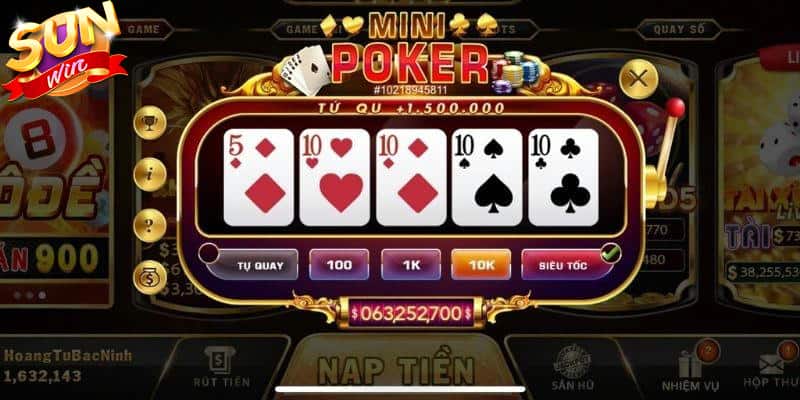 Vì sao nên chọn Poker Sunwin