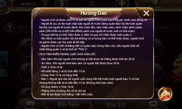 Các tình huống điểm lớn cần nhớ