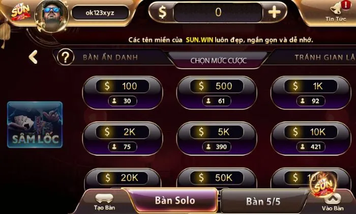 12 mẹo chơi Sâm Lốc Sunwin “luôn thắng”